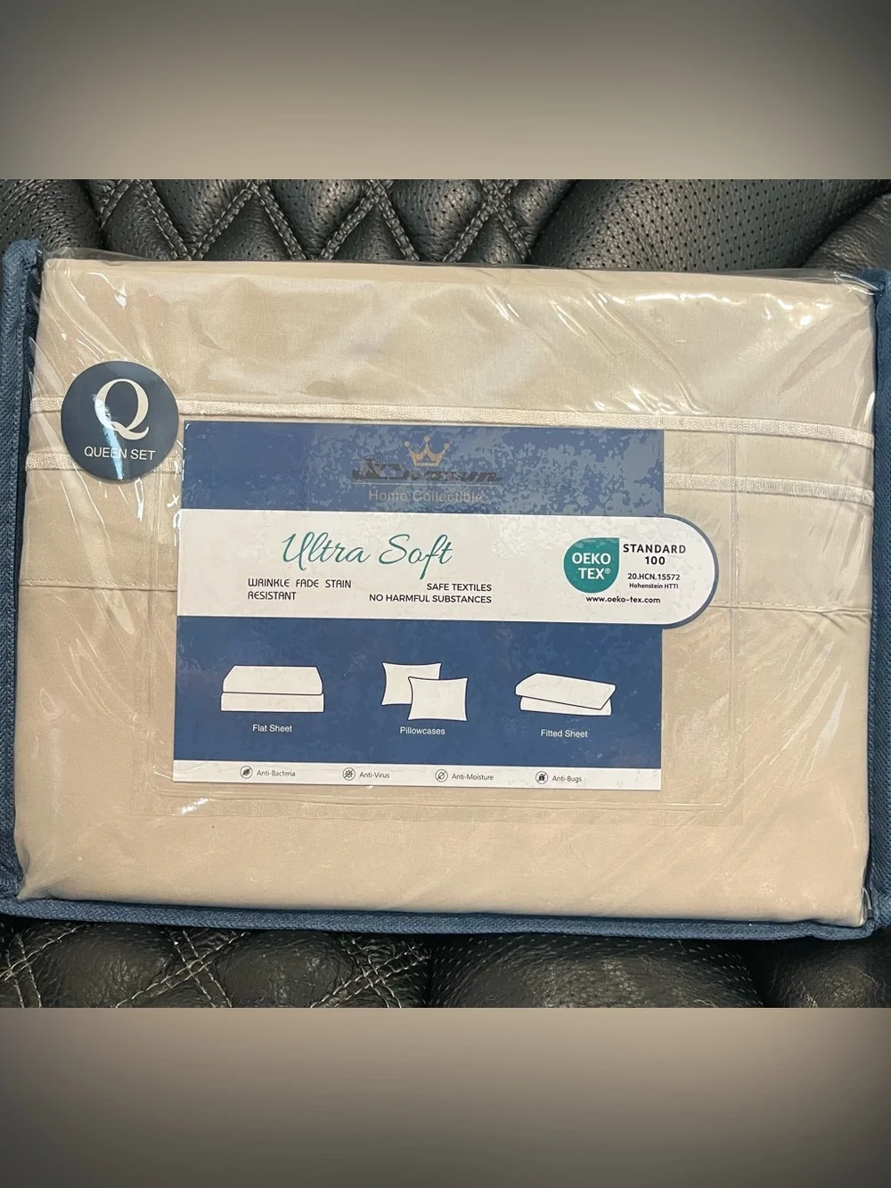 Ultra Soft Queen Sheet Set - Beige